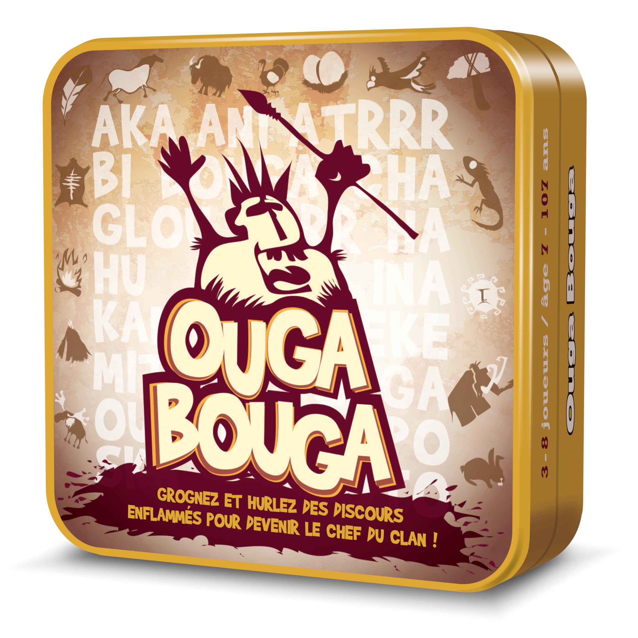Asmodee - Cocktail Games | Ouga Bouga | Board Game | Ages 8+ | 3-8 Players | 15 Minutes