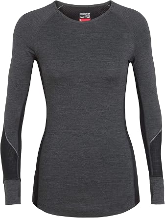 Amazon.com: Icebreaker Merino - Camiseta de manga larga para mujer (lana  merina, 260 zonas) : Ropa, Zapatos y Joyería