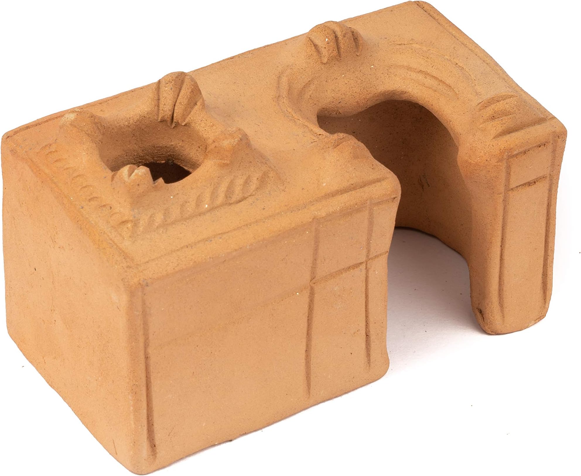 Earthern Clay Mini Kitchen Set Chulha for Kids | Eco-Friendly Toys for Girls | Pack of 1, Yellow