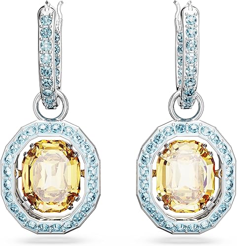 Miniatura 2 de Swarovski Collar, pendientes y pulsera Chroma Colección de joyas de cristal, acabado rodio, acabado dorado cristal rosa, cristales transparentes