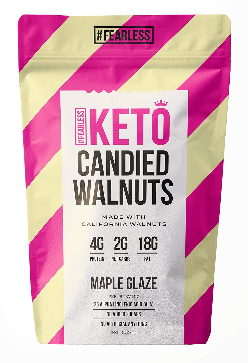 Fearless Keto Small Batch HandRoasted Candied Walnuts Low Carb, High Protein