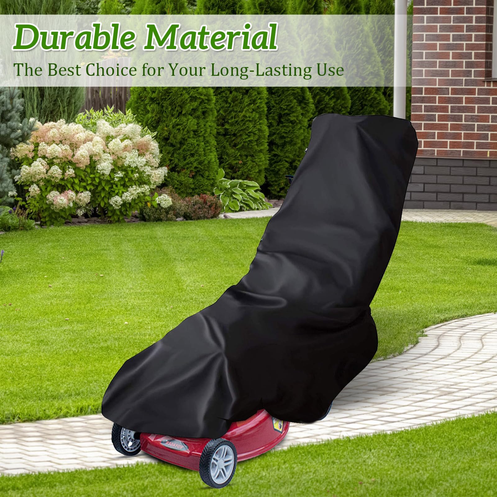 Housse Anti-poussière Pour Tondeuse à Gazon, Tissu Oxford 600D