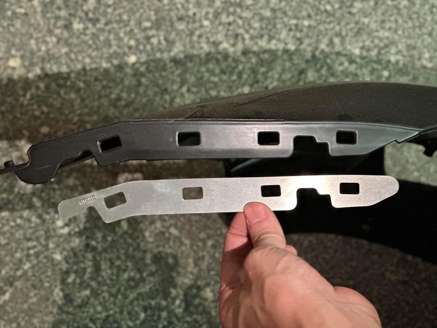 Front Bumper Repair Metal Plate for Tesla Model Y 2020-2023