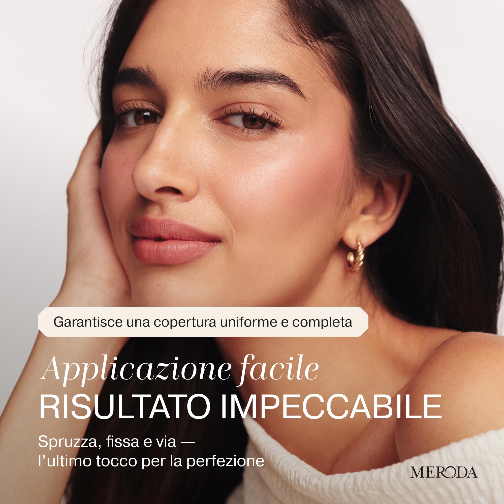 MERODA® Fissante Final Touch [FINISH FRESCO] - Spray Fissante Trucco Luminoso & Radioso - Spray Fissatore Viso Vegan & Senza Siliconi - Spray Idratante & Protettivo per il Viso