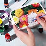 ARTME Ensemble de peinture en cuir acrylique, 20 Couleurs x 30ml Kit de teinture en cuir acrylique parfait pour les chaussures, les sneakers, les vestes, le canapé et le siège auto
