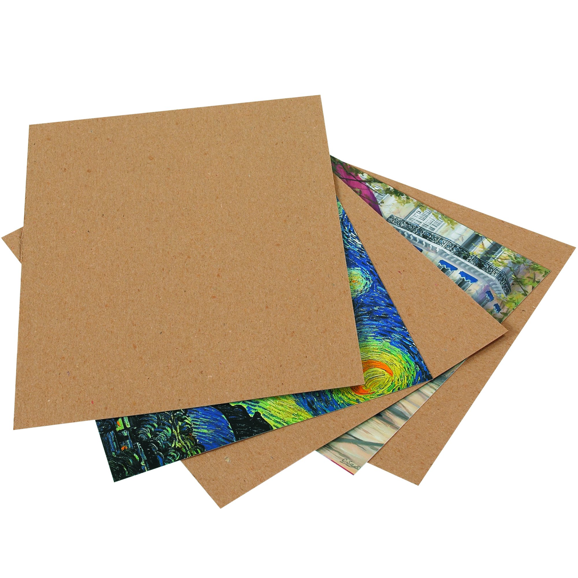 BOX USA Heavy-Duty Chipboard Sheets, 8 1/2