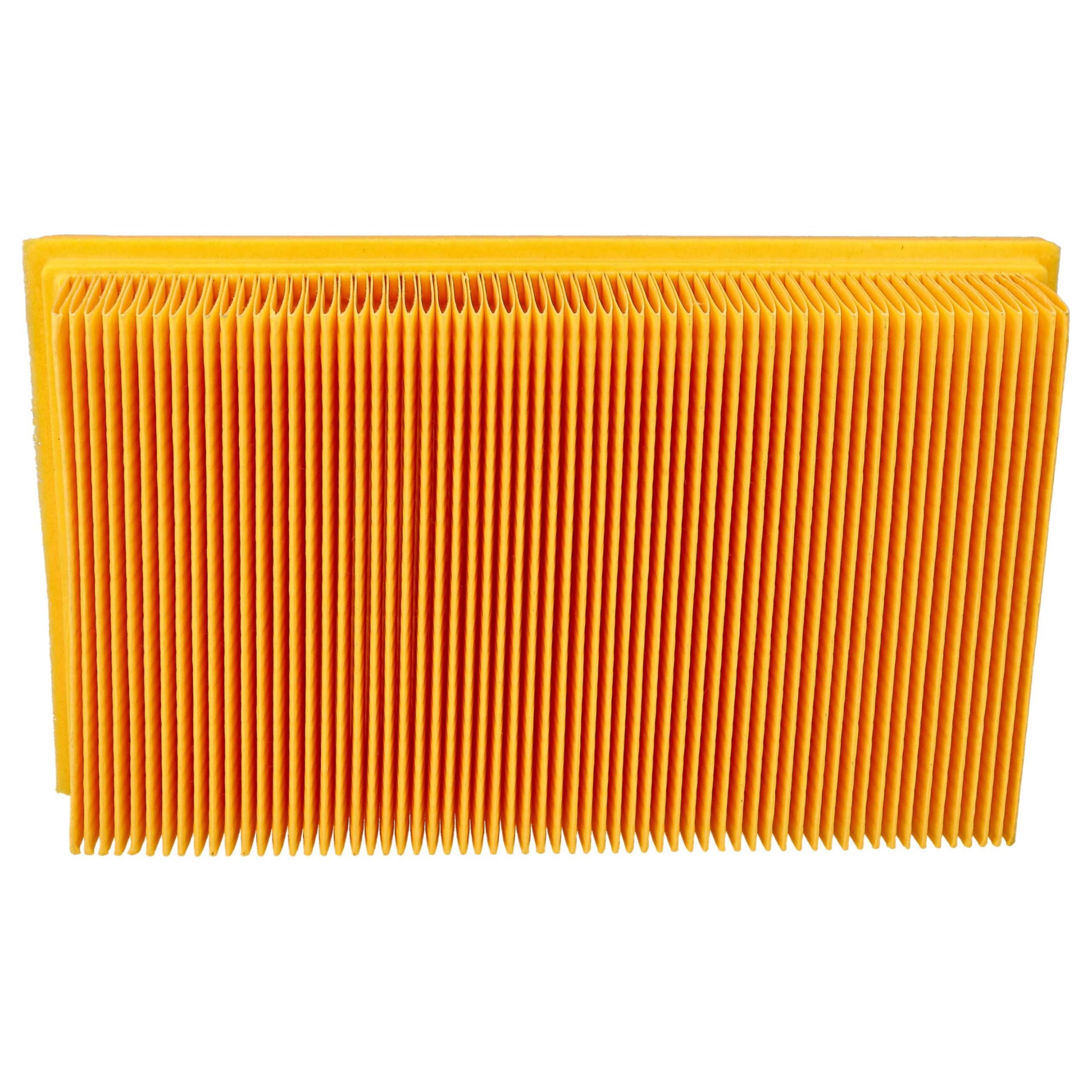 vhbw 3x filtro a pieghe piatte sostituisce Kärcher 6.904-206 per aspirapolvere umido/secco - Elemento filtrante