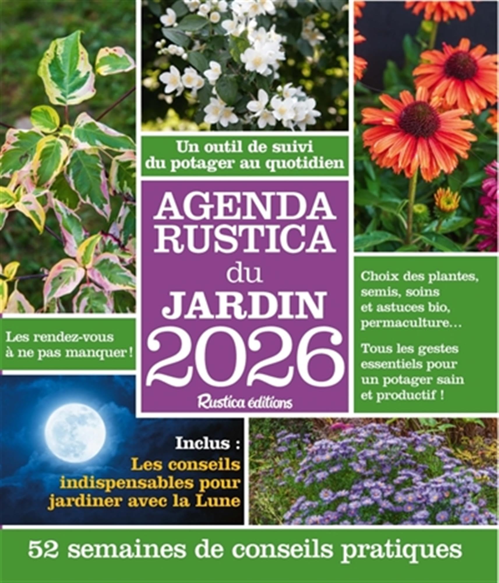Amazon.fr - Agenda Rustica du jardin 2026 - Elger, Robert - Livres