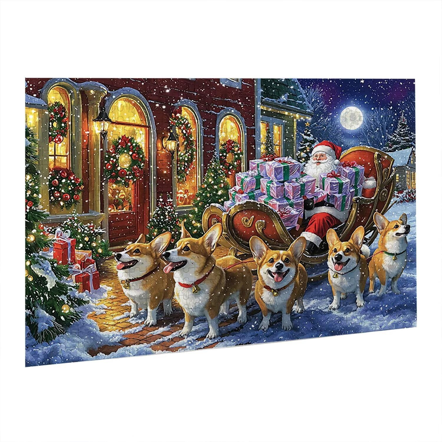 Jigsaw Puzzle, 2000 Pezzi Puzzle Classici, Natale Puzzle Rilassamento Intelligence, Mpossibile Difficile Puzzle Impegnativo per Adulti Puzzle Gioco Familiare, Regalo per Amore Amico Cane Kirky fr0-454
