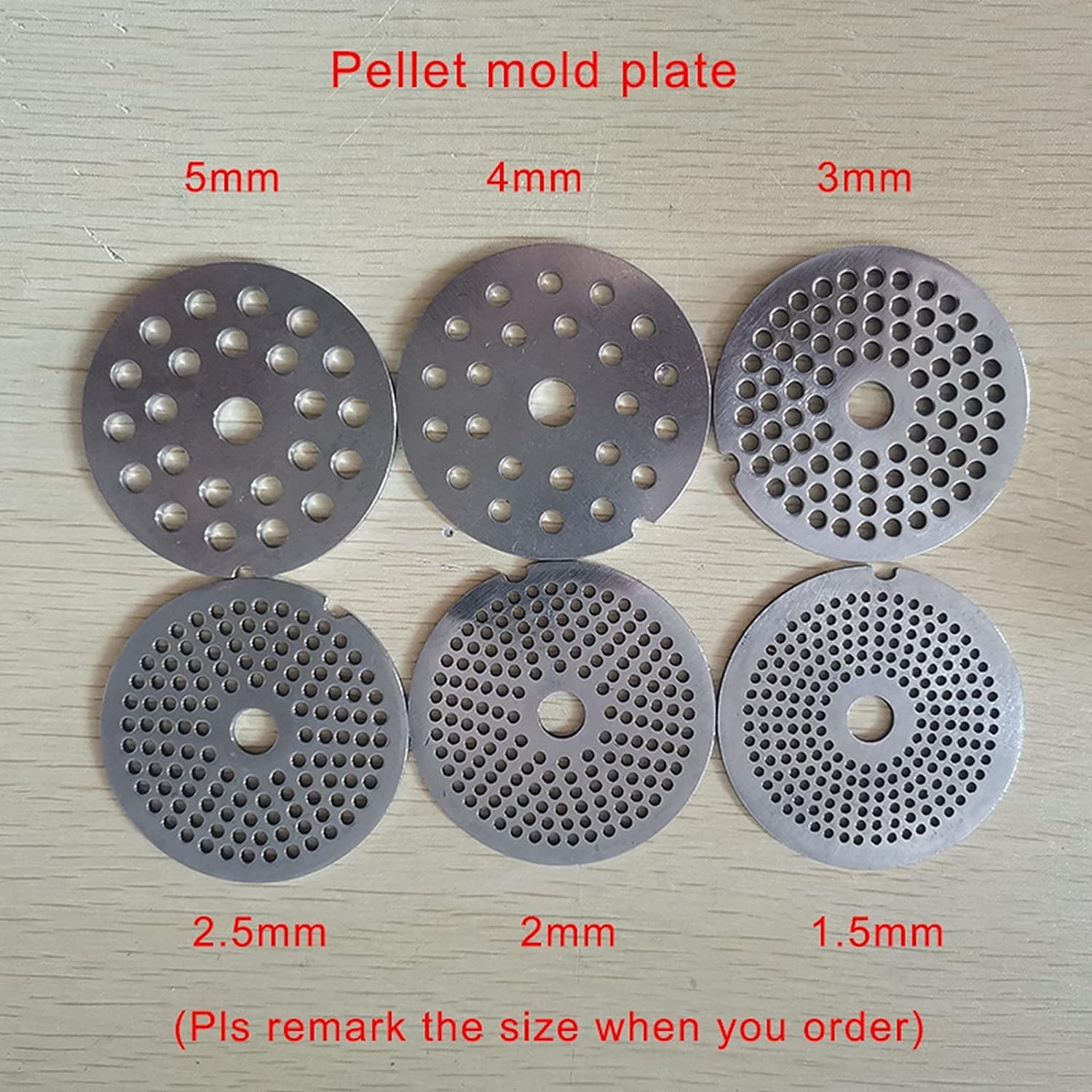 Molino De Pellets De Acero Inoxidable, Moldes Multiespecificaciones | Pellets De 1,5 A 10 Mm (2.5)