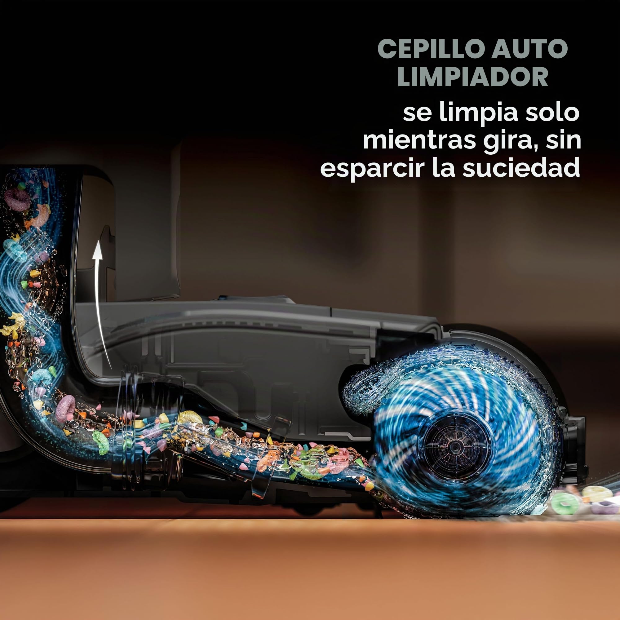 Shark Corded 3-in-1 Vacuum HydroVac MessMaster-Sistema de aspiración, fregona y autolimpieza con Cable 3 en 1, para Suelos Duros y alfombras de área, WD161, Plástico, Navy