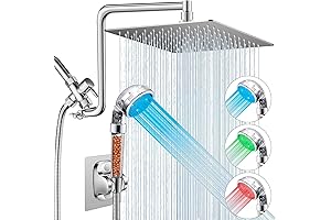 10" Filtered Shower Head with Bluetooth Speaker