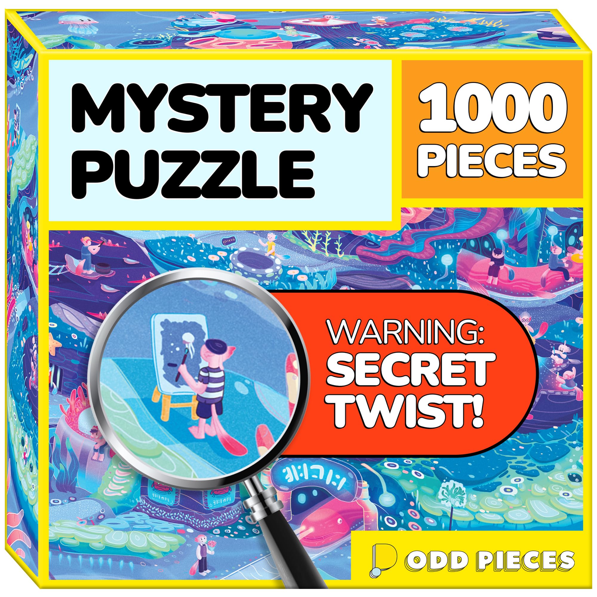 Amazon.com: Odd Pieces Jigsaw Puzzles 1000 Pieces with