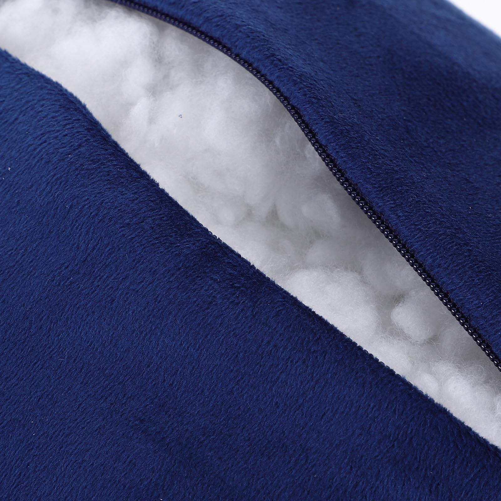 FOMIYES Cuscino Poggiatesta con Fascia Elastica Navy per Sedia