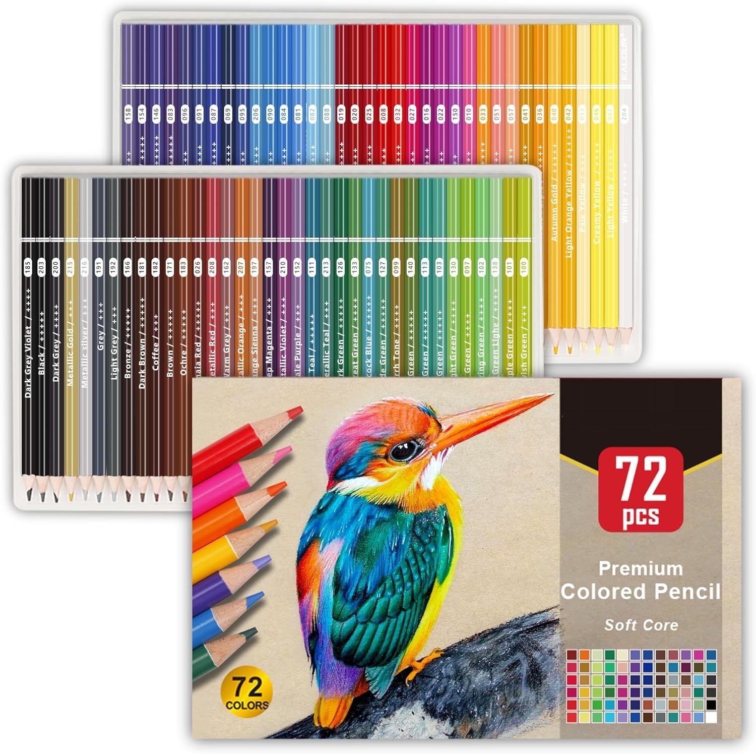Corslet Colour Pencils 72 Count Colored Pencils for Adult Coloring Books, Soft Core,ideal for Drawing Blending Shading,color Pencil Set Gift for Adults Kids Beginners Pencil Colours (B0DGPMQ3BG) Amazon Price History, Amazon Price Tracker