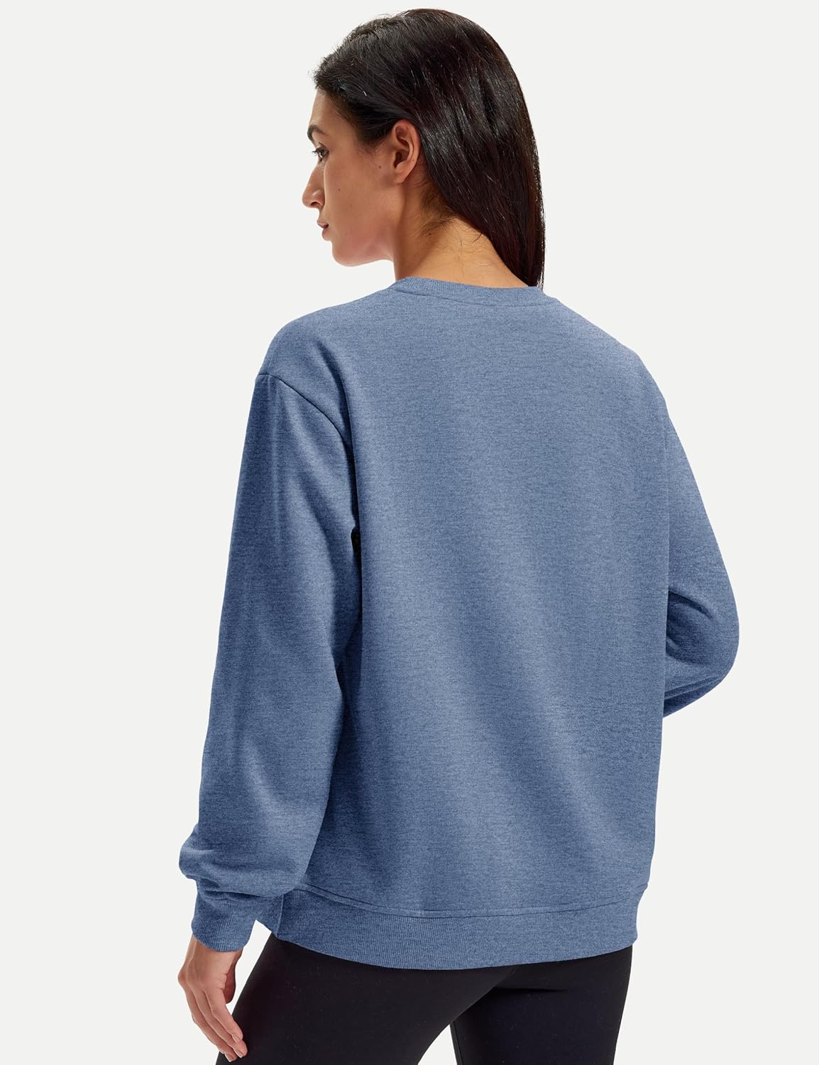 MAGCOMSEN Women's Sweatshirts Fleece Lined Pullover Crewneck Cotton Casual Winter Warm Tops with Zip Pockets - Image 5