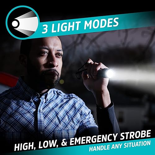 Miniatura 6 de Energizer Linterna LED recargable X1000, capacidad de potencia híbrida, ultra brillante 1000 lúmenes, IPX4 resistente al agua, luz de flash LED