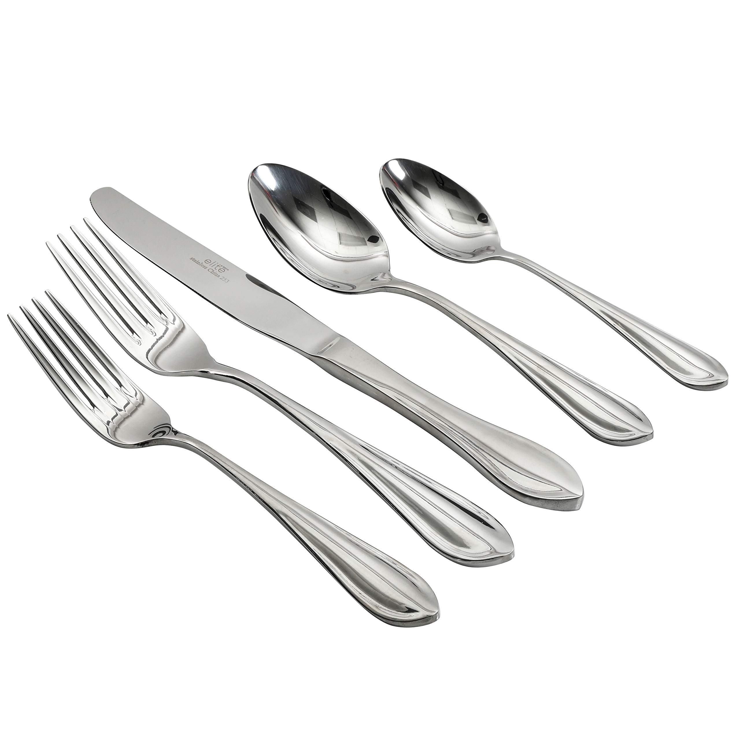 Gibson Shawna Stainless Steel Flatware Set, Service for 4 (20pcs)