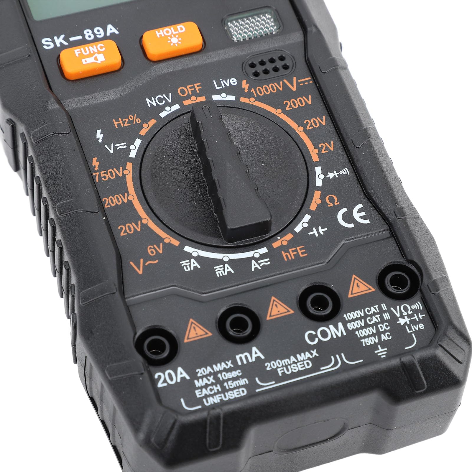 Auto-Ranging-Digitalmultimeter mit Spracherinnerungsfunktion, Tragbarer Elektrischer Tester für Präzise Messungen, Ideal für Heimwerker, 2 X AAA-Batterien Im Lieferumfang Enthalten