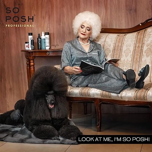 Miniatura 2 de So Posh I'm So Fantastic Dog Shampoo - Champú de limpieza profunda, con colágeno, queratina y abrillantadores ópticos, adecuado para todas las