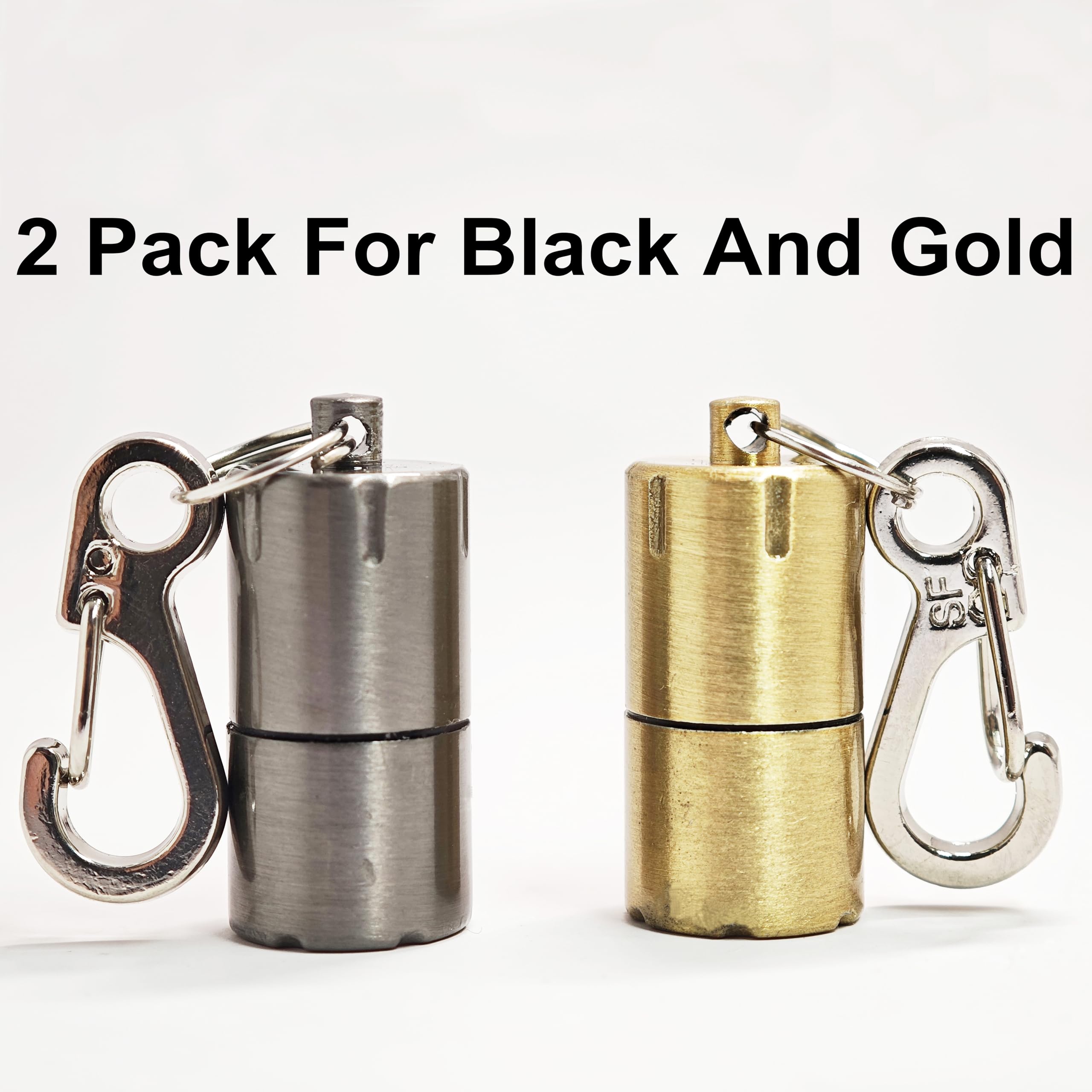 Amazon.com: Dreambay 2 Pack Black Gold Keychain Peanut Lighter EDC