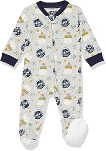 Amazon Essentials Women's Star Wars Family Matching Pajama Sets, Red, Large, 2 Count