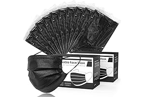 Individually Wrapped Dark Face Masks for Optimal Protection