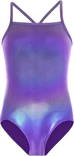 Nokecina Leotardo de baile para niñas de 2 a 10 años