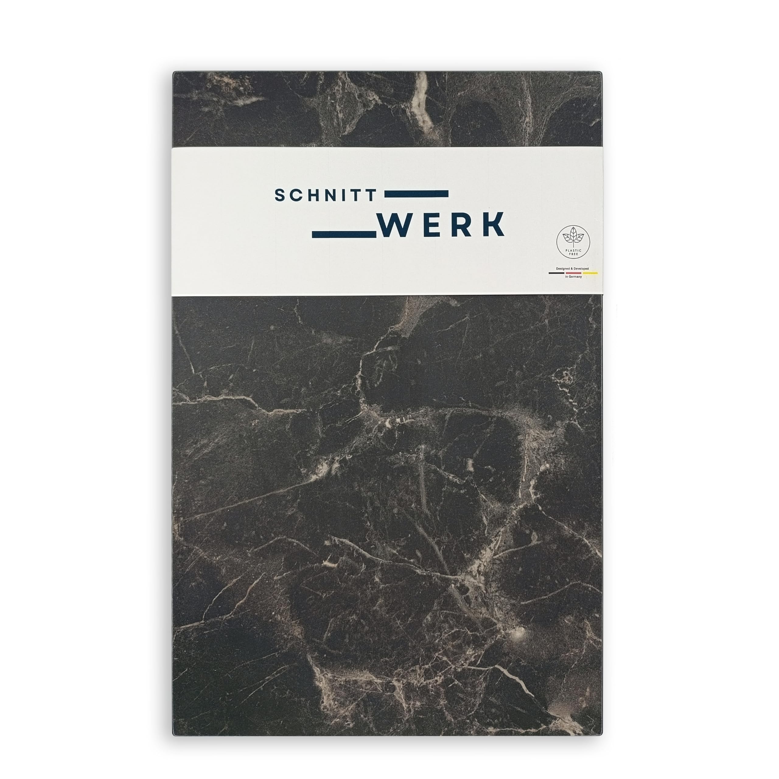 SCHNITTWERK premium Servierbrett aus Holz – 35x22 cm, 12 mm dick- ideal als Dekobrett & Frühstücksbrett, spülmaschinenfest, strapazierfähig, hitzebeständig, hygienisch, rutschfest und langlebig