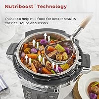 Vista 6 de Instant Pot PRO Max Wi-Fi Smart 10-in-1 Pressure Cooker, Steamer, Saute, Warmer, Rice Cooker, Yogurt Maker, Sous Vide, Baker, NutriBoost - Includes