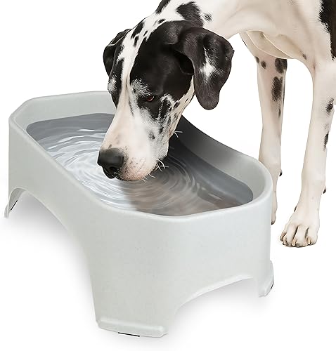 Miniatura 21 de Neater Pet Brands Cuenco de agua extra grande para perros, cuenco de agua para perros al aire libre (capacidad XL de 1.25 galones), plato de comida