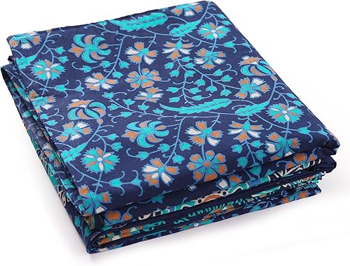 Miniatura 8 de Popular Handicrafts Paneles de cortina de mandala de color azul marino de pavo real bohemio hippie indio