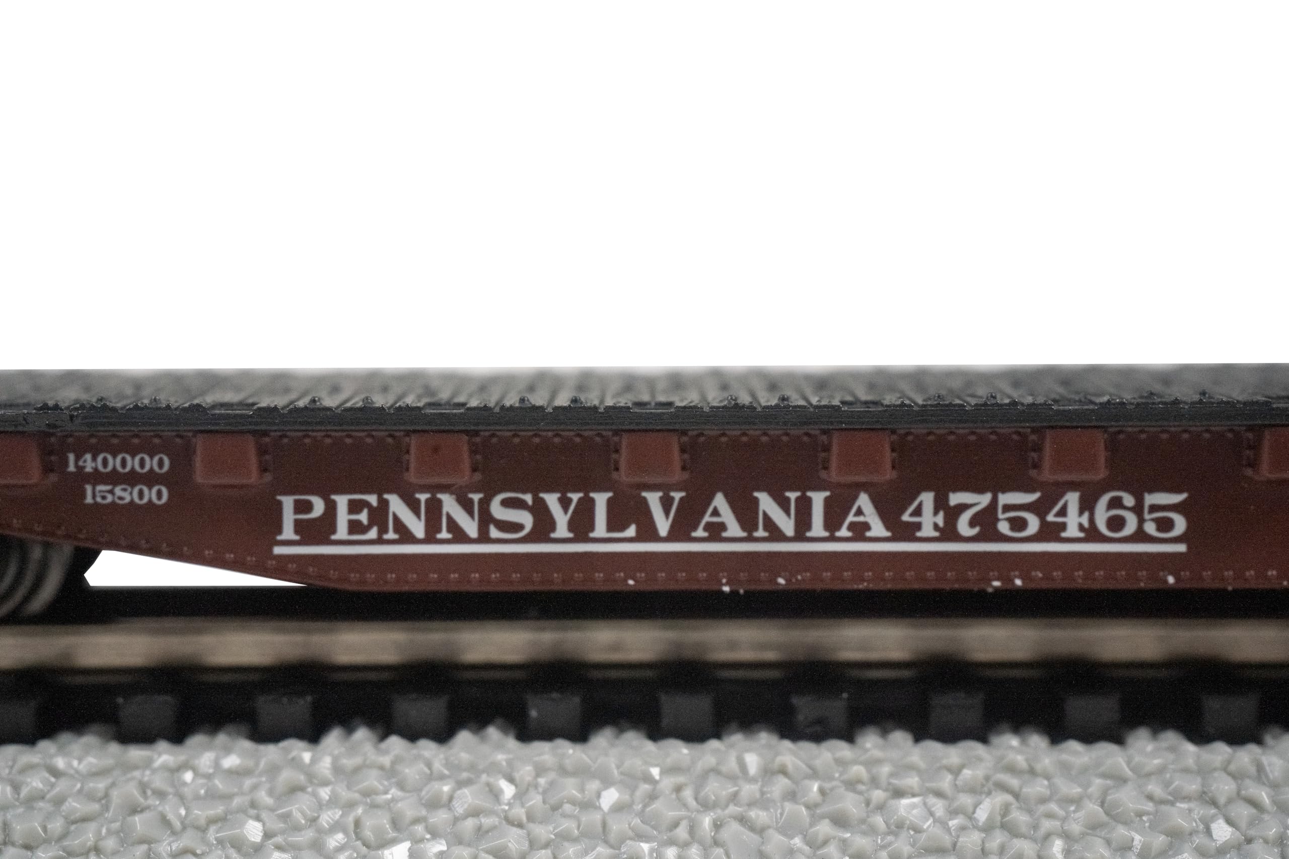 Bachmann Trains - 52' Flat CAR - PRR #475465 - Scala N