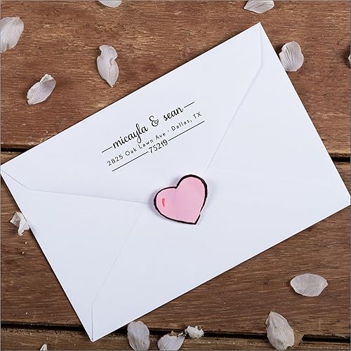 Miniatura 4 de Sello de dirección de retorno autoentintado personalizado, preentintado, tinta negra, diseño SAML2770