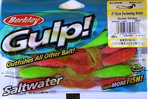 Berkley Saltwater Gulp Swimming Mullet Bait: Deadly Nuclear Chicken Lure