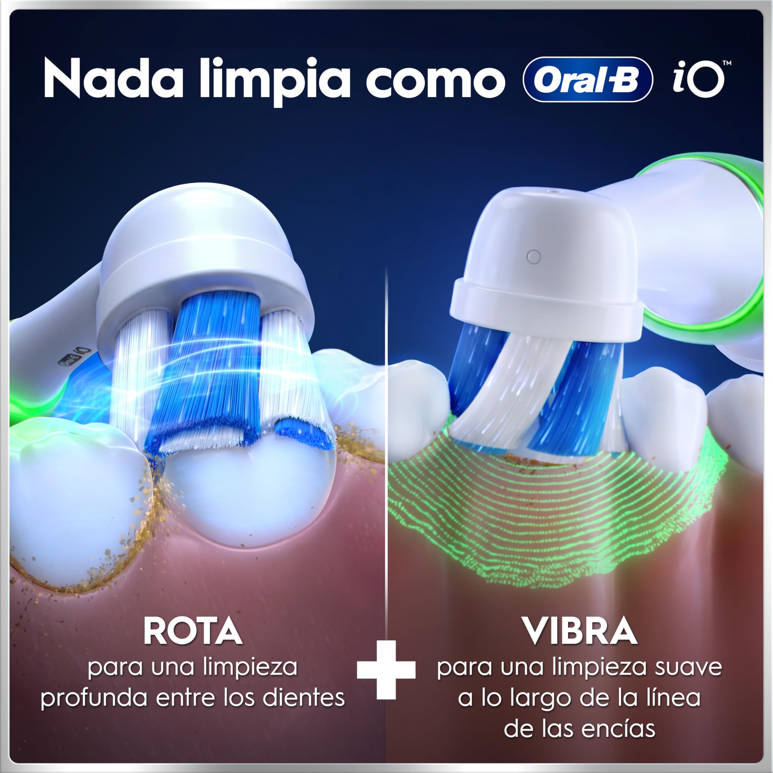 Oral-B iO 6N Cepillo de Dientes Eléctrico con 2 Cabezales, Blanco - Cepillo Dental con Sensor de Presión, 5 Modos de Cepillado con Blanqueamiento Dental, Visor Interactivo Y Estuche de Viaje