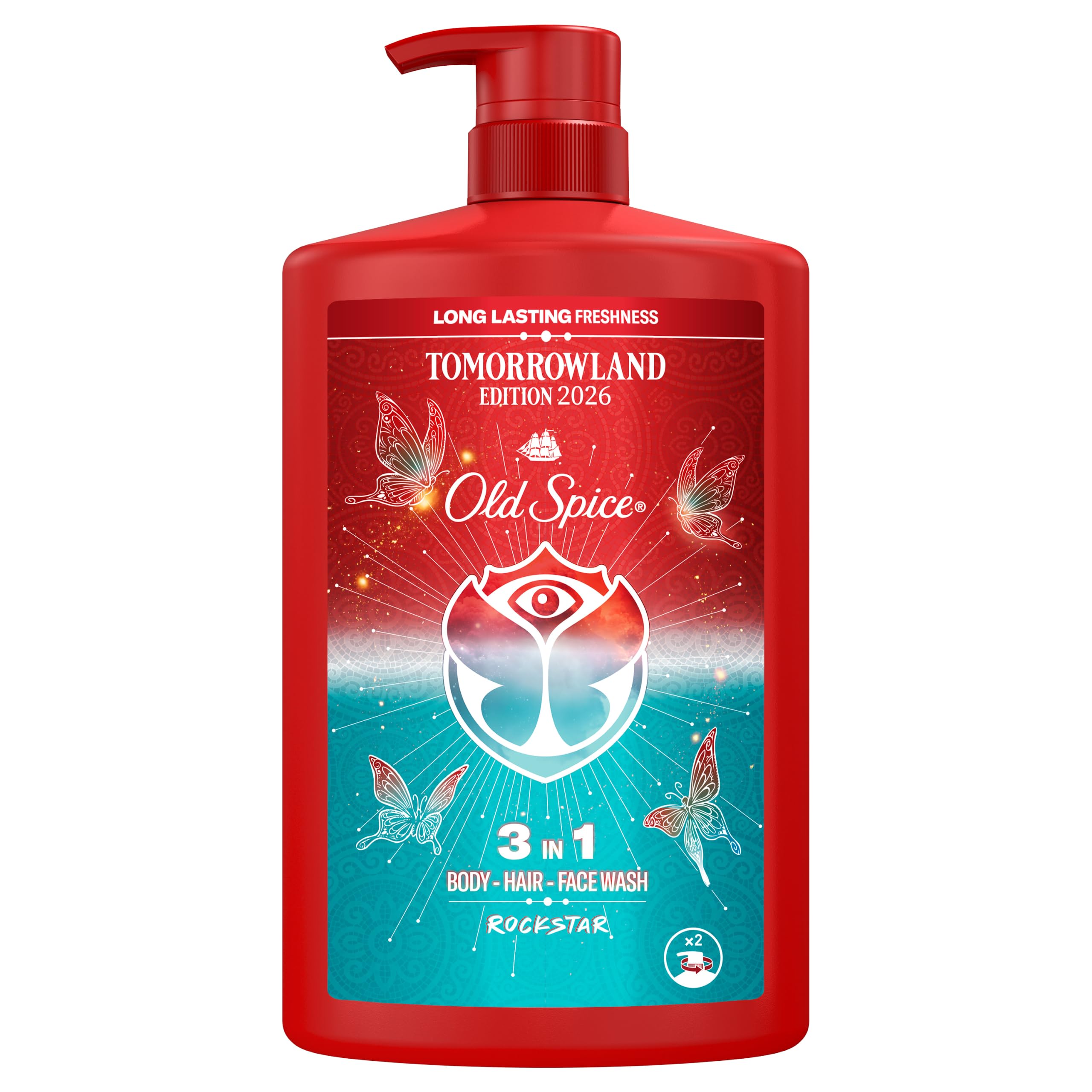 Old Spice Tomorrowland Ed. 2026 Shower Gel & Shampoo 1000ml