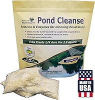 Vista 1 de Pond Cleanse 5 lb (10 paquetes) Limpiador natural y paquetes clarificador de agua Trata hasta 1.25 acres