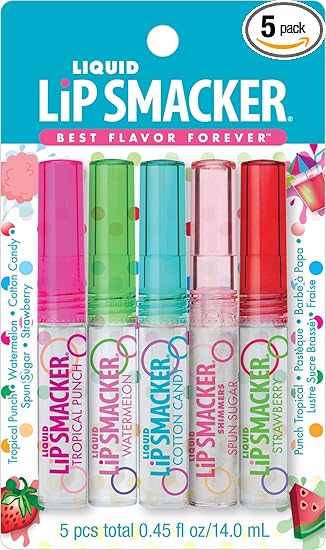 Lip Smacker Liquid Lip Gloss Friendship Pack, 5 Count