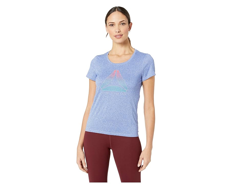

Reebok One Series Reflect Tee (Crushed Cobalt) Women's Clothing, Blue