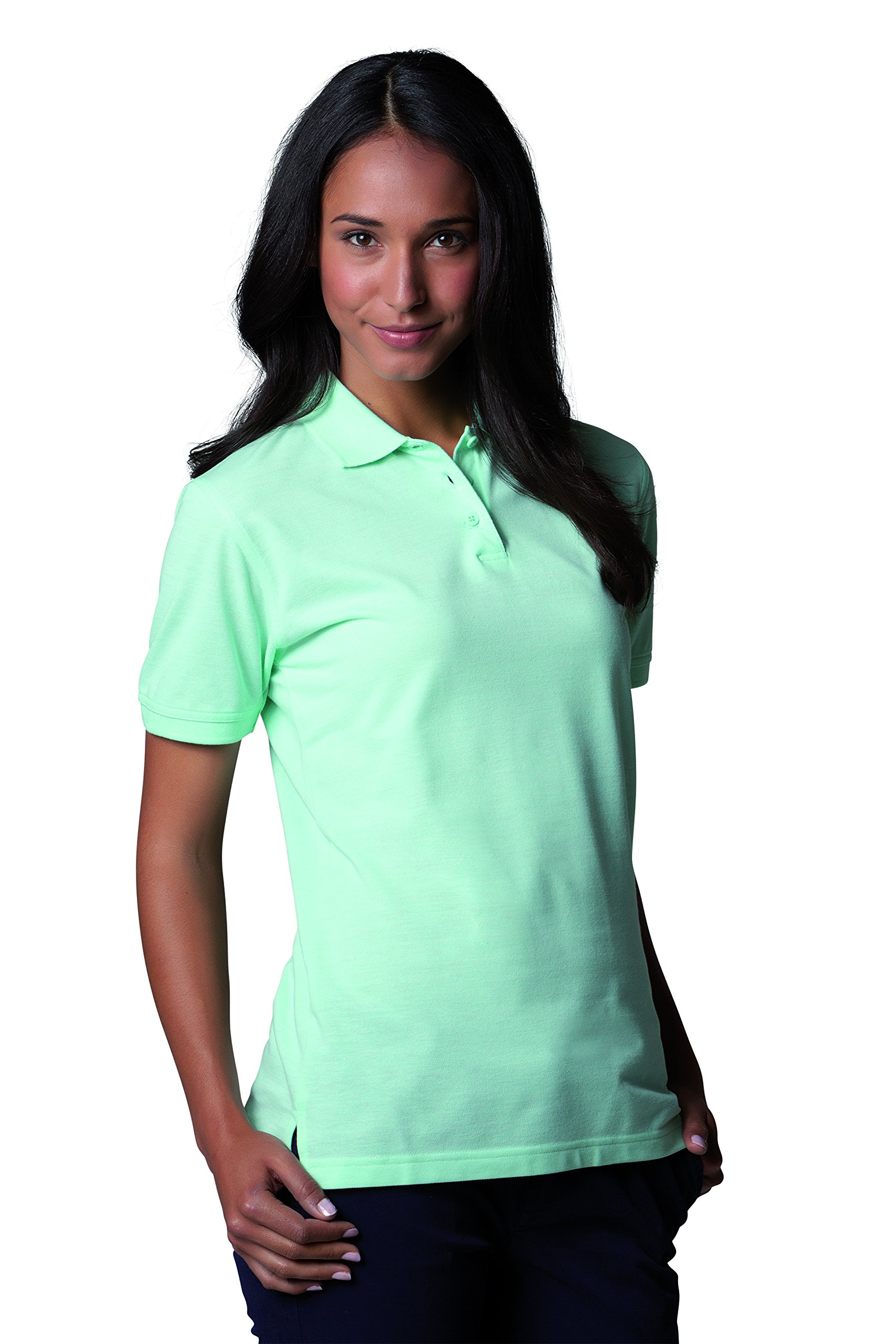 Kustom KitLadies Klassic Pique Polo Shirt Turquoise 16
