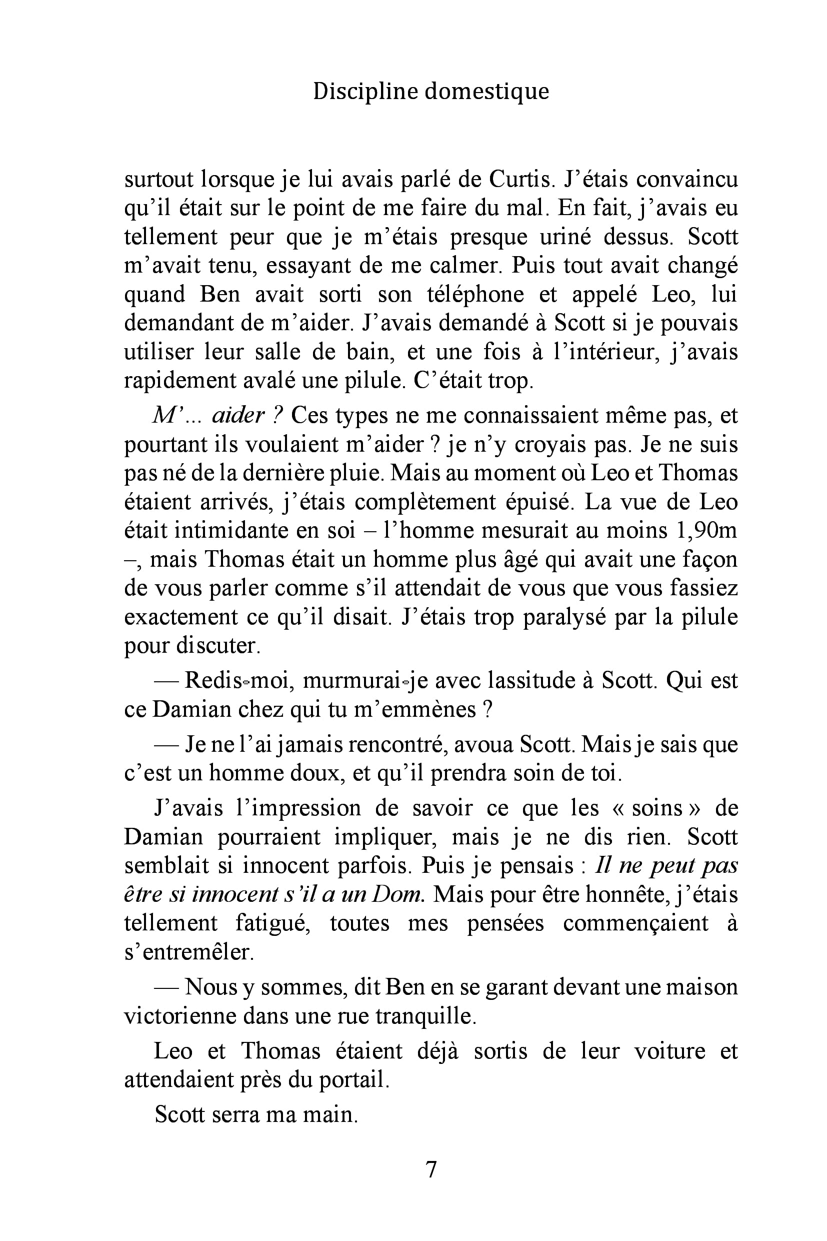 Discipline domestique