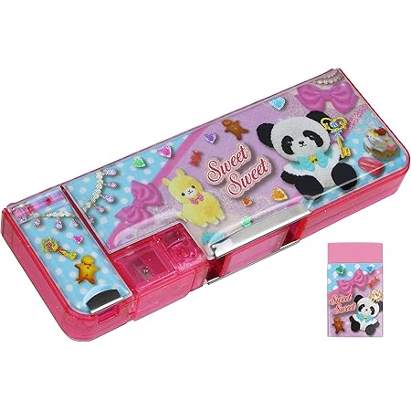 Amazon ステッドファスト 筆箱 消しゴム 鉛筆削り付 子供用 パンダのぬいぐるみ 5018 文房具 オフィス用品 文房具 オフィス用品