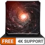 FREE Calm Galaxy HD - Decorate your room with beautiful stars scenery on your HDR 4K TV, 8K TV and Fire Devices as a wallpaper, Decoration for Christmas Holidays, Theme for Mediation & Peace