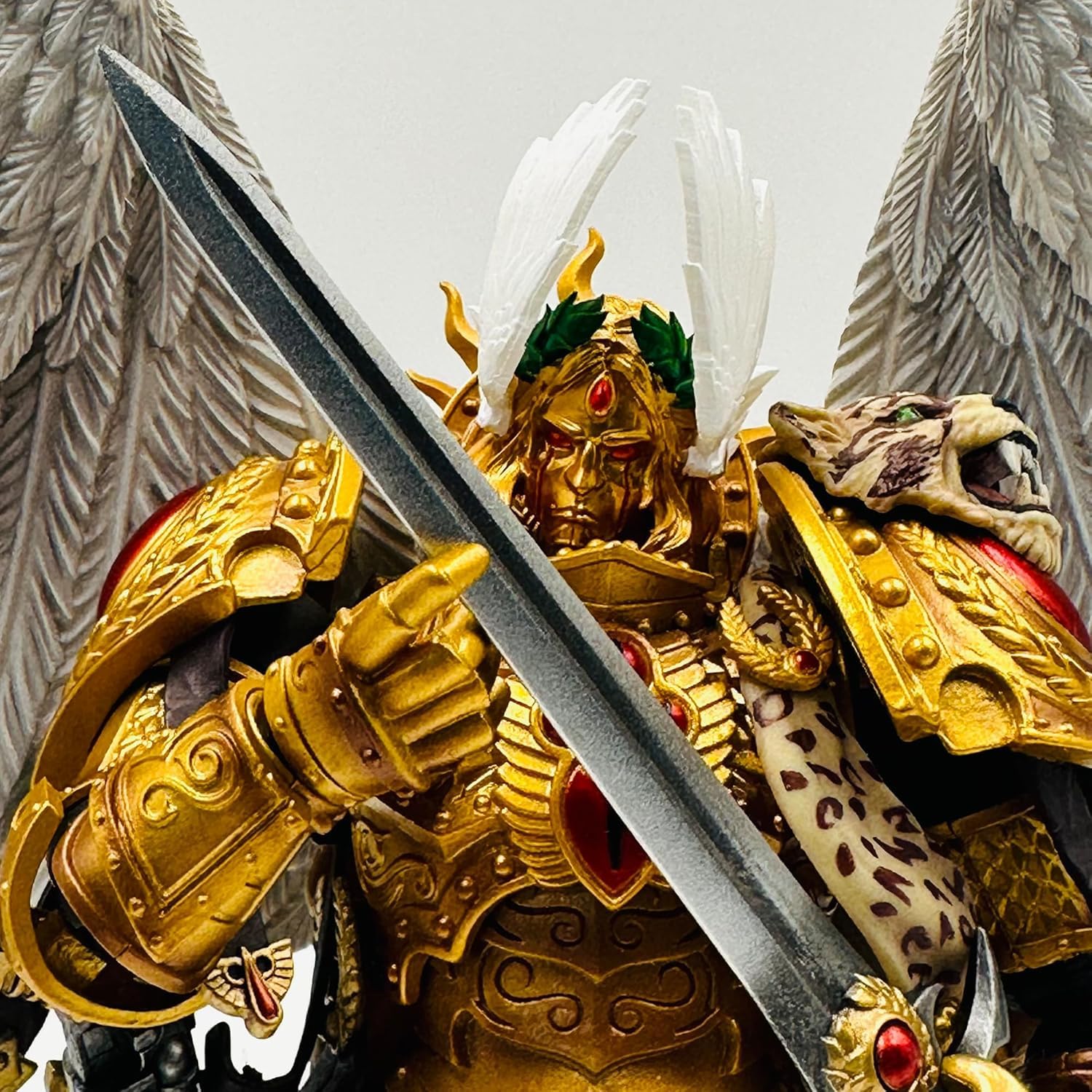 TOYVERSE Helmet Part 02, Sanguinius Accessories, PVC Soft Rubber Model Accessories, Applicable to JOYTOY Products, Ages 15 and Above - Image 4