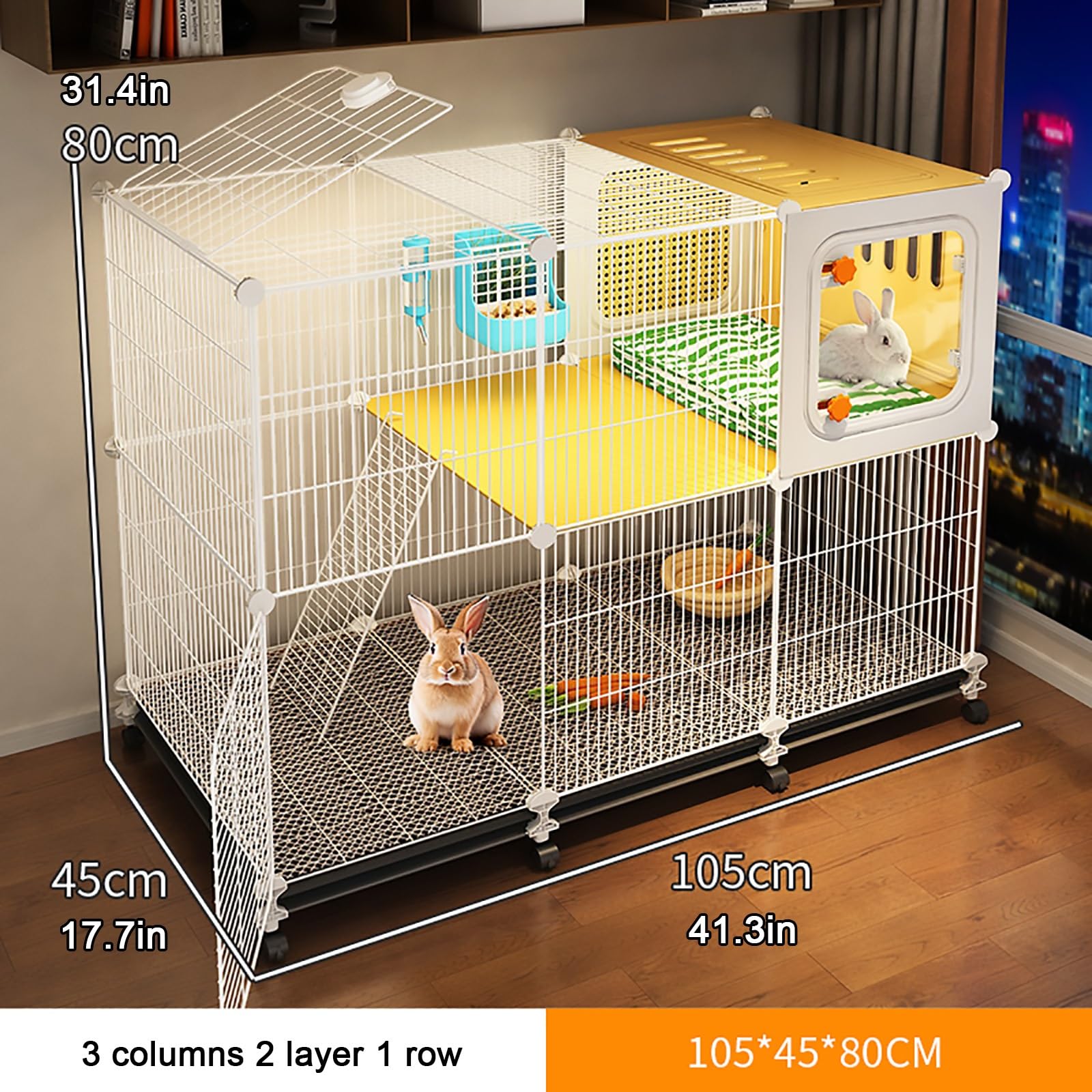 Amazon | 屋内用ウサギ小屋、ウサギケージ、ウサギハウス、ウサギの巣