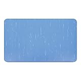 Amazon Basics Anti-Fatigue Mat Marbleized Composite Mat 7/8' Thick 2X3 Blue/White