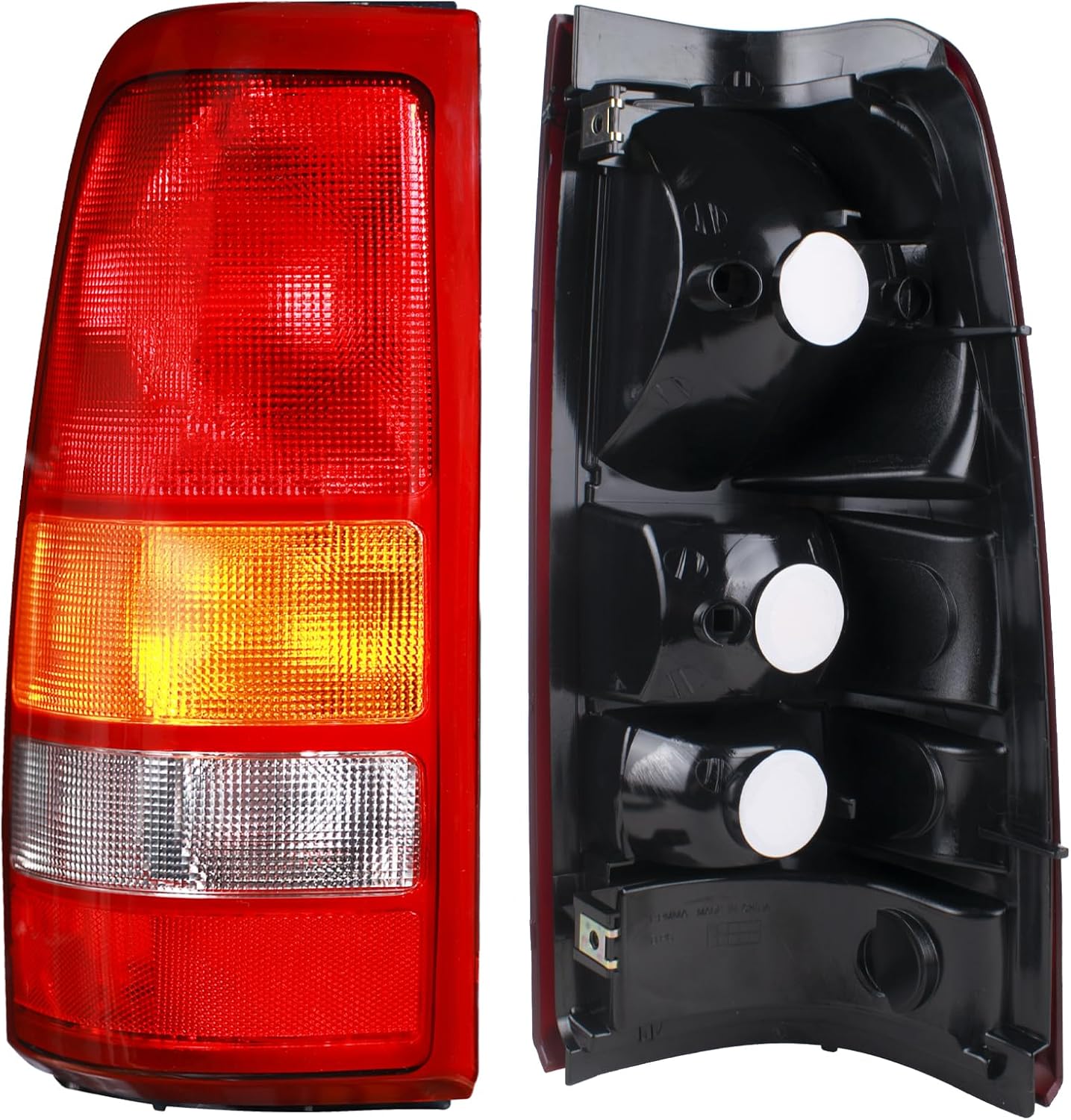 Boine Tail Light Compatible With 1999-2002 Chevy Silverado 1500 2500 3500 1999-2006 GMC Sierra 1500 2500 3500 Driver and Passenger Side Rear Light Brake Lamps