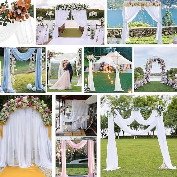 Net Curtains for Windows 222 x 210 cm Super Soft, Thermal Insulated Energy, Light Filtering Airy Drop Sheer Curtains Voile Net for Living Room Kitcken Bedroom, White