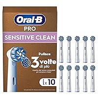 Oral-B Testine Di Ricambio per Spazzolino Elettrico, 10 Testine Oral B Pro Sensitive